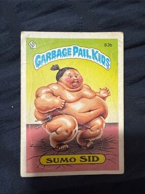 Sumo Sid Trading Card - Yellow
